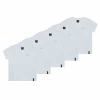 Fabric 5Pack T-Shirts Infant Бяло 