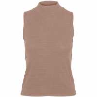 Vero Moda Vm Scarlet Rib Top Ld99 Кафява леща Vero Moda