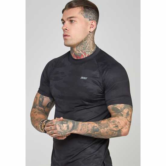 Siksilk Mf T-Shirt Sn99 Камуфлаж Мъжки ризи