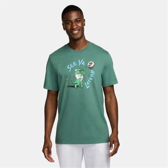 Nike Men's Golf T-Shirt Двустранно Мъжко облекло за едри хора