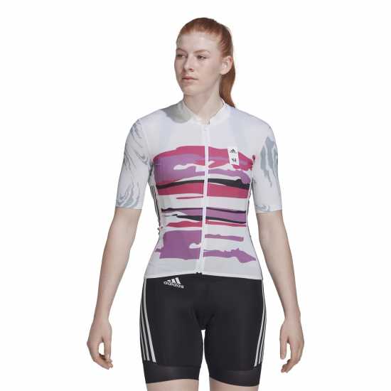 adidas Short Sleeve Cycling Jersey Women's  Облекло за колоездене