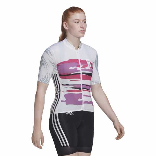 adidas Short Sleeve Cycling Jersey Women's  Облекло за колоездене