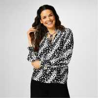 Biba Frill Neck Blouse  