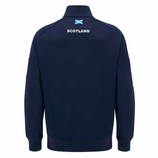 Macron Scotland Rugby Union Quarter-Zip Fleece 2024 Adult  