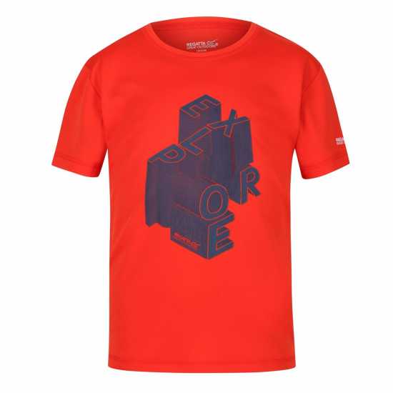 Regatta Alvarado V T-Shirt Unisex Kids Янтарен светлина 