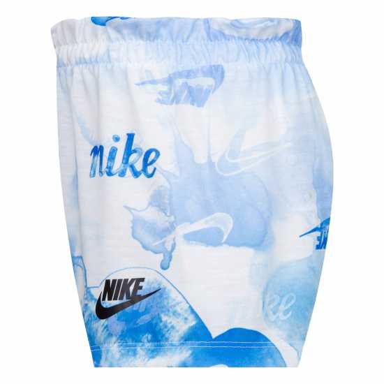 Nike Десенирани Шорти Summer Daze Print Shorts Infants Футболен сив Детски къси панталони