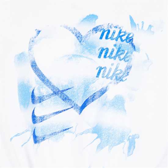 Nike Heart T-Shirt Babies Бяло Детски тениски и фланелки