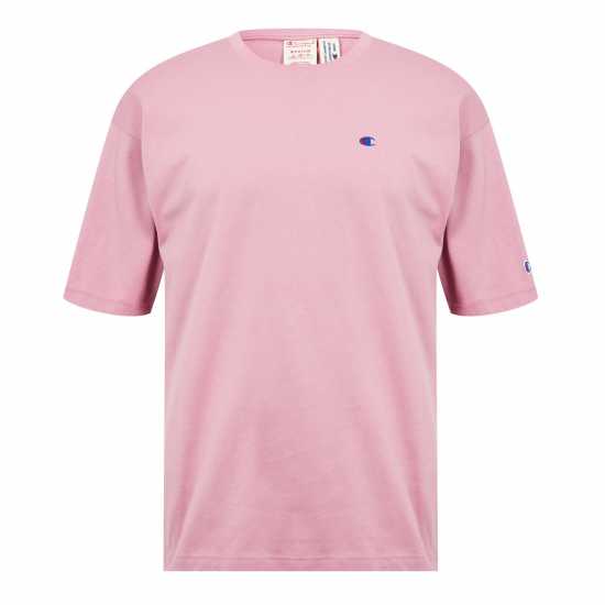 Champion Reverse Weave Box Fit T-Shirt Розово Мъжки ризи