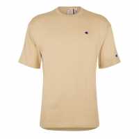 Champion Reverse Weave Box Fit T-Shirt Жълто Мъжки ризи