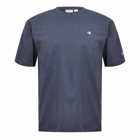 Champion Reverse Weave Box Fit T-Shirt Морска синьо Мъжки ризи