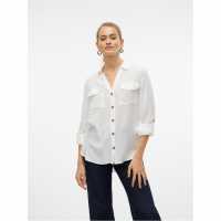 Vero Moda Bumpy L/s Shirt Ld00 Снежана Бяла 