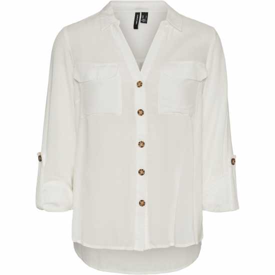 Vero Moda Bumpy L/s Shirt Ld00 Снежана Бяла 