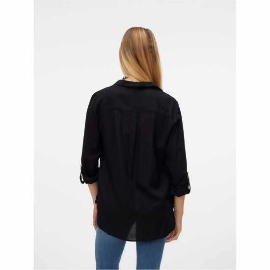 Vero Moda Bumpy L/s Shirt Ld00 Черно 