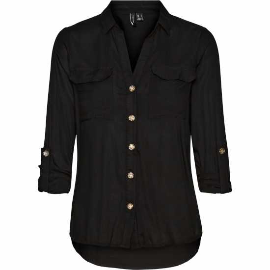 Vero Moda Bumpy L/s Shirt Ld00 Черно 