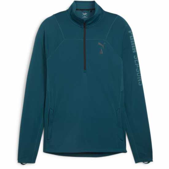 Puma Полар Мъже M Seasons Ls Quarter Zip Polypropylene R Fleece Mens  