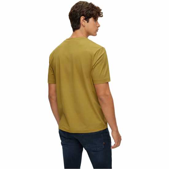 Hugo Boss Boss T Chup T-Shirt Отворено Зелено 341 Mens Big and Tall