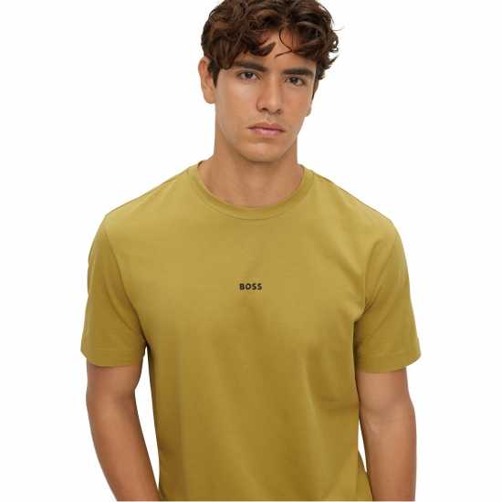 Hugo Boss Boss T Chup T-Shirt Отворено Зелено 341 Mens Big and Tall