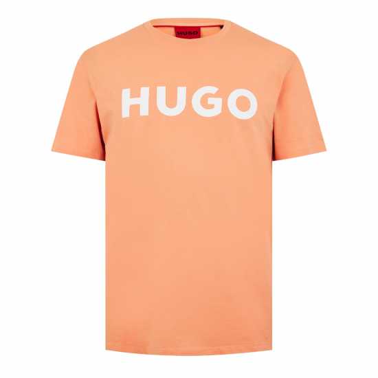 Hugo Тениска Dulivio T Shirt Med Orange 811 Мъжки ризи