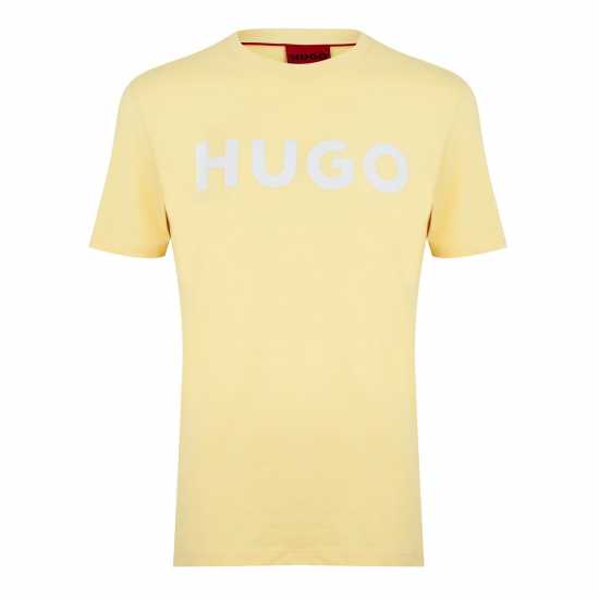 Hugo Тениска Dulivio T Shirt Med Yellow 722 Мъжки ризи