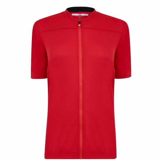 Castelli Anima 3 Short Sleeve Jersey Women's Червено/ Черно Облекло за колоездене