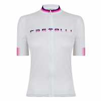 Castelli Gradient Short Sleeve Jersey Women's Слонова кост Облекло за колоездене