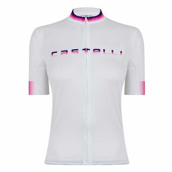 Castelli Gradient Short Sleeve Jersey Women's Слонова кост Облекло за колоездене