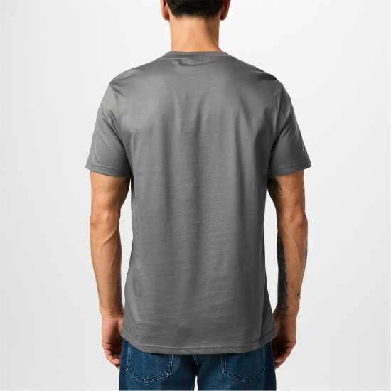 Hugo Boss Boss Logo Print T-Shirt Сиво/Черно 010 Мъжки ризи