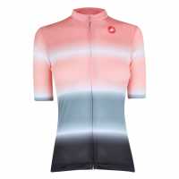 Castelli Dolce Short Sleeve Jersey Women's Руж / Черно Облекло за колоездене