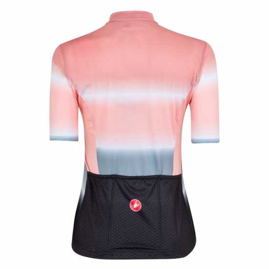 Castelli Dolce Short Sleeve Jersey Women's Руж / Черно Облекло за колоездене