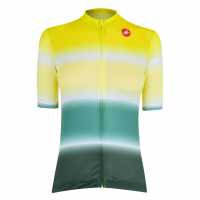 Castelli Dolce Jersey Зелено Облекло за колоездене