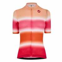 Castelli Dolce Jersey Оранжево Облекло за колоездене