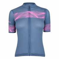 Castelli Fenice Jersey Синьо Облекло за колоездене