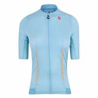 Castelli Endurance Short Sleeve Jersey Детско синьо Облекло за колоездене