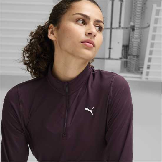 Puma Run Favorite Quarter Zip W Fleece Womens  