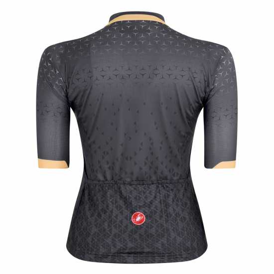 Castelli Pezzi Short Sleeve Jersey Women's Dark Grey Облекло за колоездене