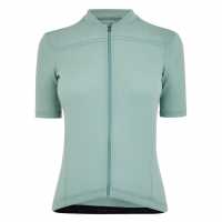 Castelli Anima 4 Short Sleeve Jersey Women's Защитно зелено Облекло за колоездене