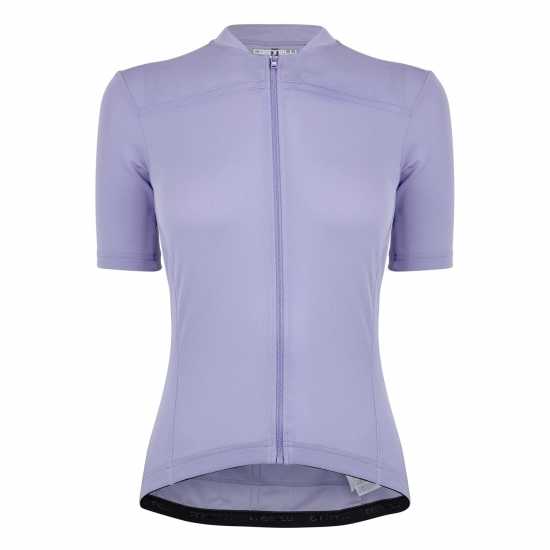 Castelli Anima 4 Short Sleeve Jersey Women's Фиолетова мъгла Облекло за колоездене