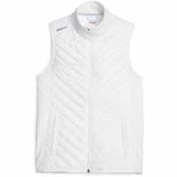 Puma Ватирано Елече W Frost Quilted Vest Golf Womens Бяло Светлина Дамски голф панталони