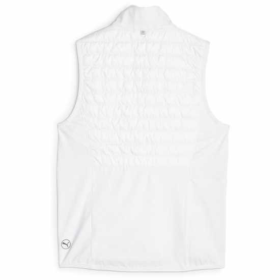 Puma Ватирано Елече W Frost Quilted Vest Golf Womens Бяло Светлина Дамски голф панталони