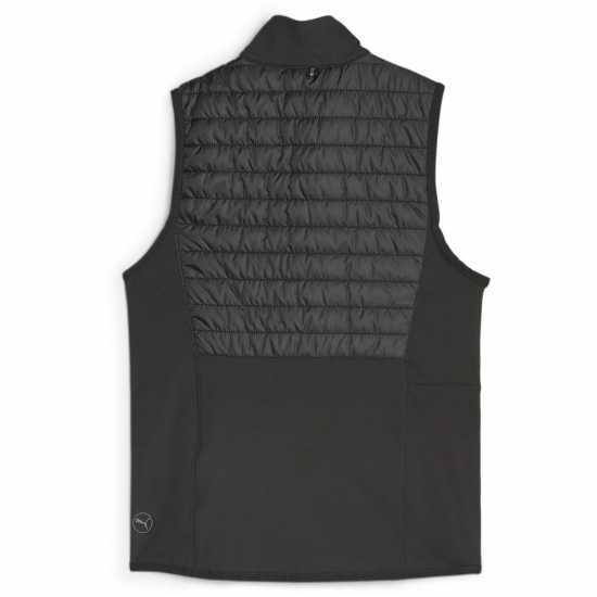 Puma Ватирано Елече W Frost Quilted Vest Golf Womens Черно Пума Дамски голф панталони