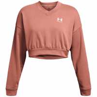 Under Armour Armour Ua Rival Terry Os Crop Crw Sweatshirt Womens  