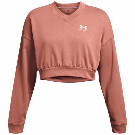 Under Armour Armour Ua Rival Terry Os Crop Crw Sweatshirt Womens  