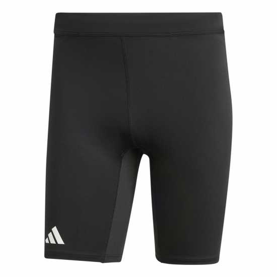 Adidas Къс Мъжки Клин Adizero Running Short Tights Mens Черно Атлетика