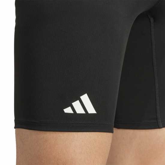 Adidas Къс Мъжки Клин Adizero Running Short Tights Mens Черно Атлетика