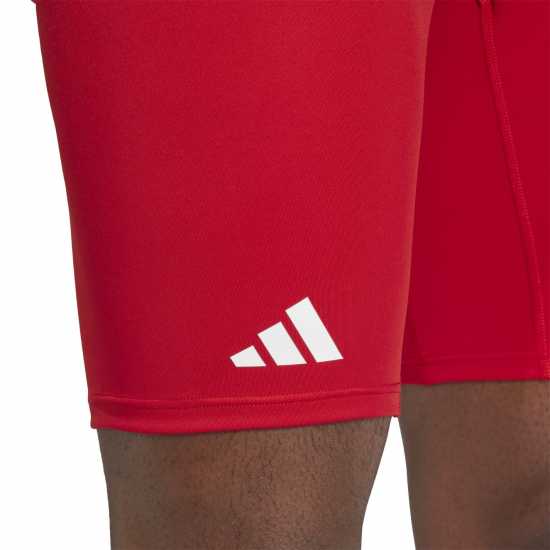 Adidas Къс Мъжки Клин Adizero Running Short Tights Mens Отбор Сила Червено Атлетика