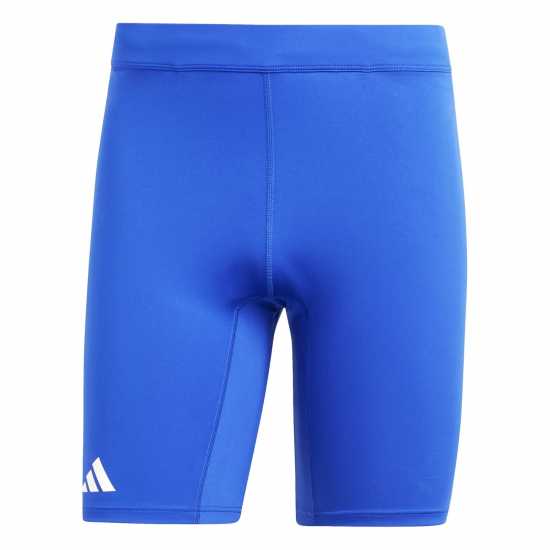 Adidas Къс Мъжки Клин Adizero Running Short Tights Mens Команда Царско Синьо Атлетика