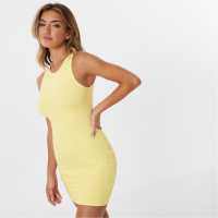 Slazenger Racer Dress Жълто Дамски поли и рокли