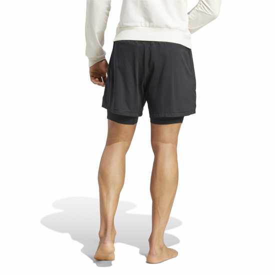 Adidas Мъжки Шорти Designed For Training Yoga 2-In-1 Shorts Mens  