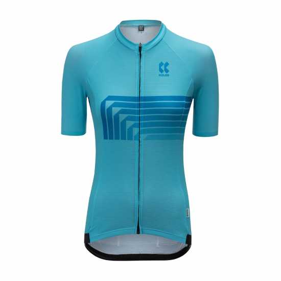 Kalas Motion Z2 Jersey Women's Търкоаз Облекло за колоездене