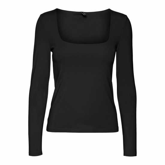 Vero Moda Vm Bianca Sqnk Top Ld32 Черно Vero Moda